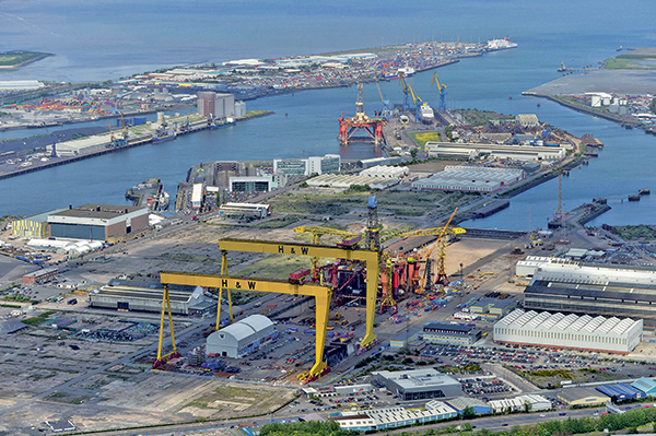chantier Harland & wolf grande Bretagne titanic