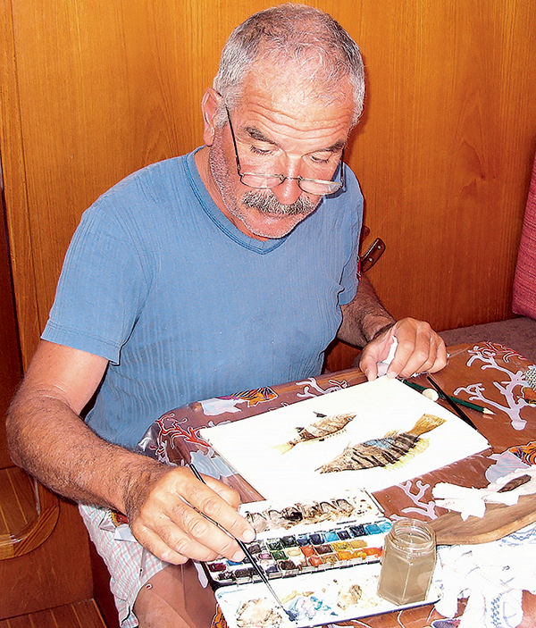 Luigi Divari venise dessins bateaux