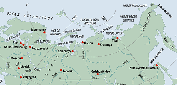 Mourmansk port russie route du nord