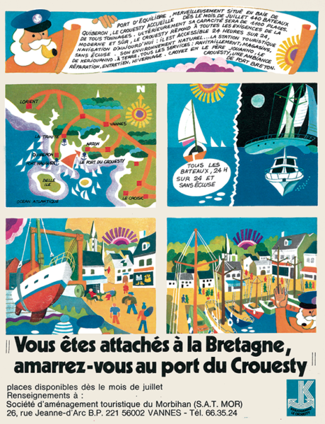 Publicité nautisme bateaux histoire