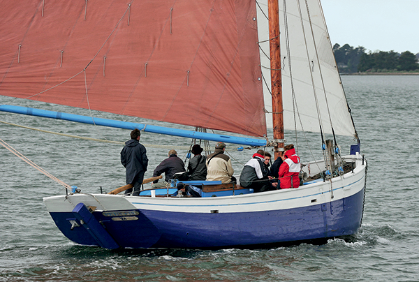 sloup coquiller golfe du morbihan