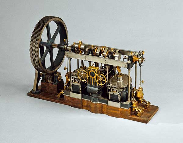 Cavé mécanique révolution industrielle machine à vapeur propulsion ère industrielle