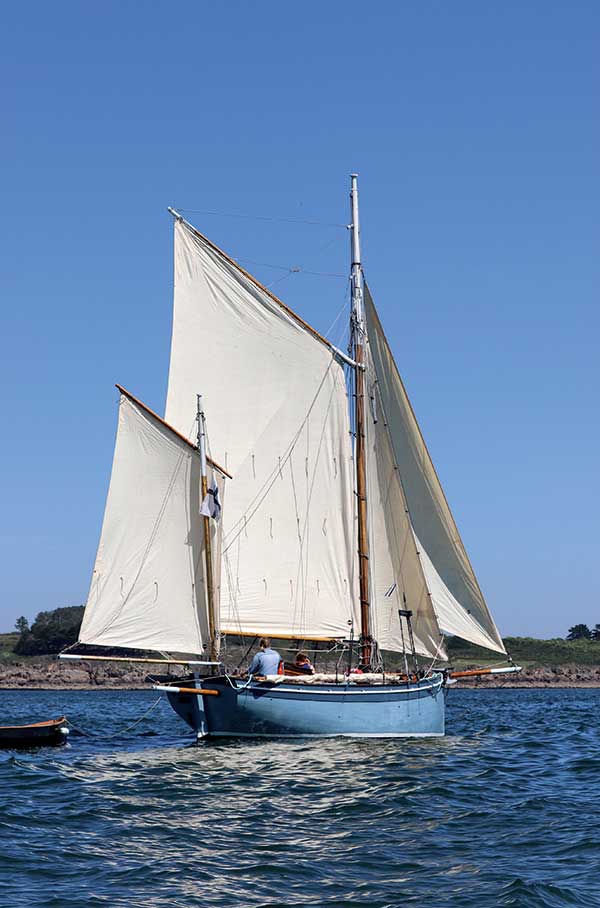 Rose-Anne, Vieux gréement, cotre, voile, Bretagne