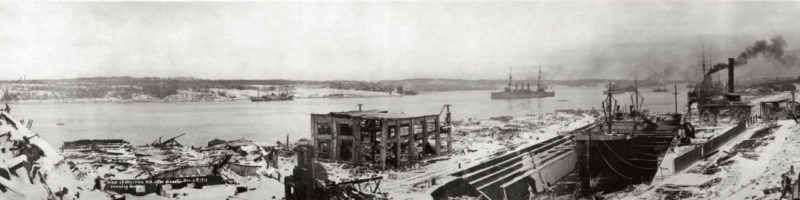 Explosion Halifax, Guerre 14-18, Port en guerre, Halifax 1917, Halifax blast
