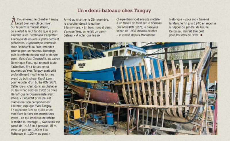 Gwenvidik au chantier Tanguy