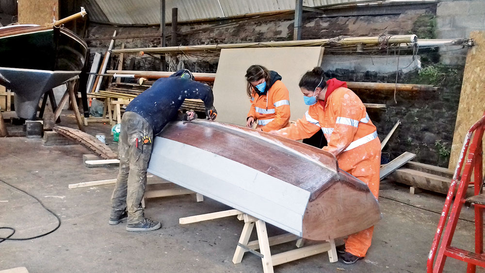 Charpente marine du Légué retrouve son atelier