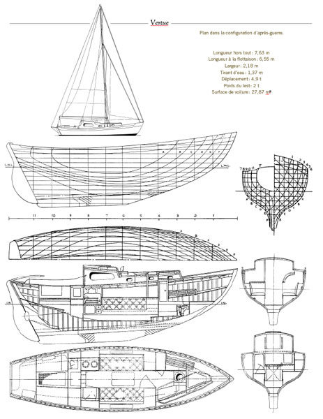 Transat Vertue XXXV, Architecte naval, Wanderer III, Vertue XXXV