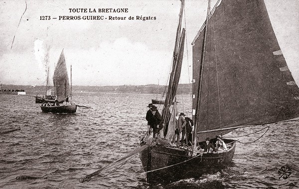 Régate ancienne Perros-Guirec