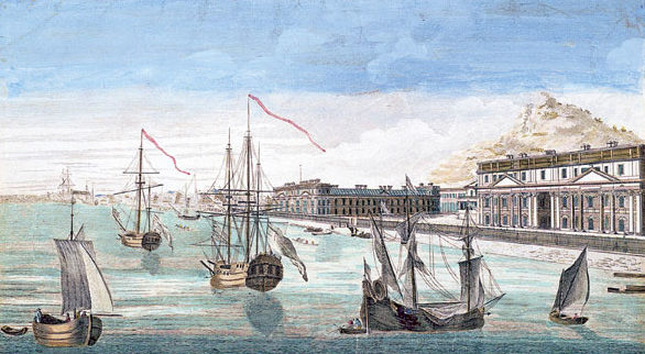 Vaisseau compagnie des Indes orientales, Indiaman, Port-Louis, Compagnie française des Indes