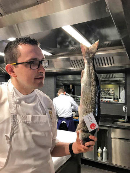 Cuisine, recette poisson, Ikejime bar, Bretagne, Ikejime technique