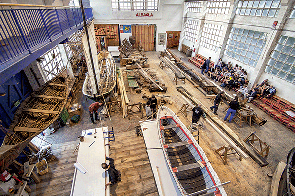 Pays basque, Pasaia, Construction San Juan, Albaola