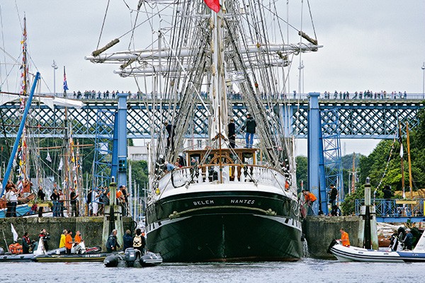 Belem entrant au Port Rhu Douarnenez