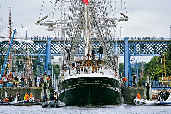 Belem entrant au Port Rhu Douarnenez