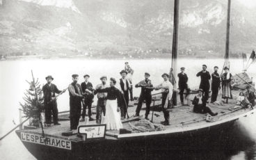 barque à voile, Lac d'Annecy