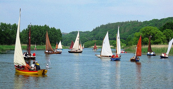 Remontée de l'Aulne à la voile