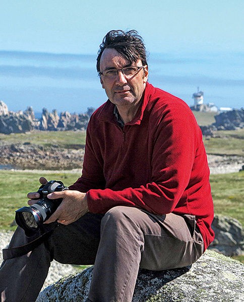 Benoît Stichelbaut, à Ouessant