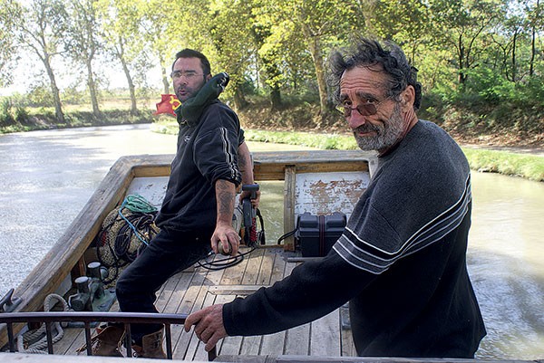 Robert Mornet, Barque de poste, canal du Midi