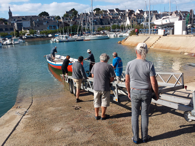 cale de mise à l'eau, voile-aviron, Chasse-Marée