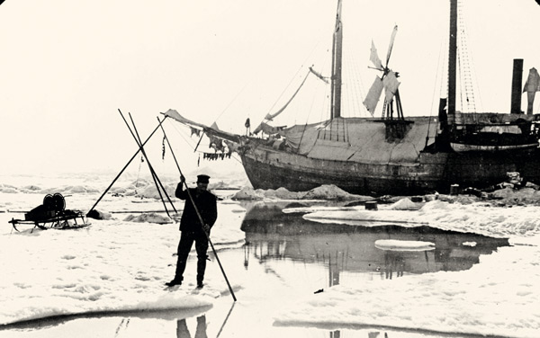 Vu du Fram entre la glace