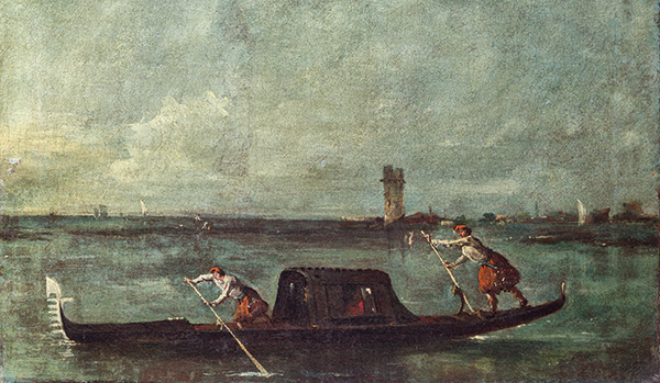 Peinture de gondole de Venise