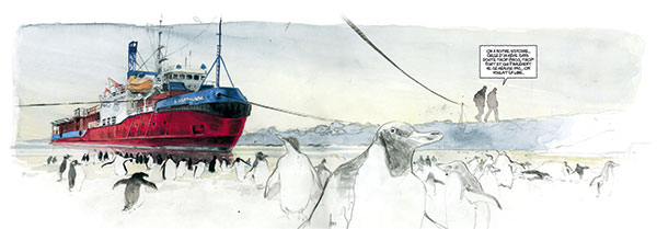 BD maritime, Le Page dessinateur, Marion Dufresne, BD Astrolabe