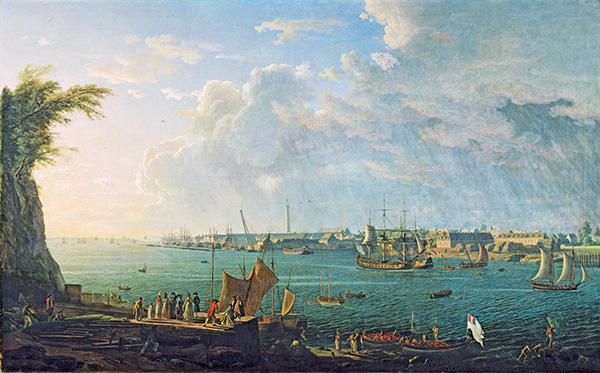 peinture du port de Lorient