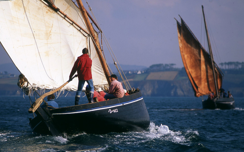 Telenn Mor & An Eostig, deux chaloupes en baie de Douarnenez