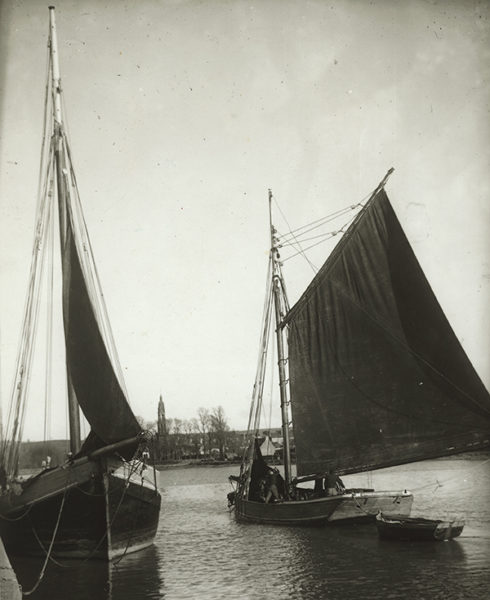 Deux bateaux dans le port de Lampaul-Plouarzel