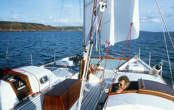 vue du ponton bateau