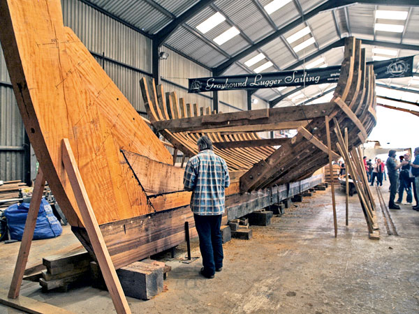 Grayhound Lugger, transport à la voile, Voilier traditionnel Douarnenez