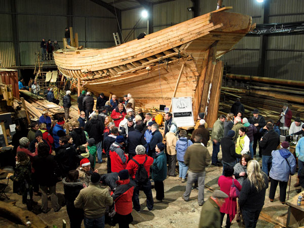 Grayhound Lugger, transport à la voile, Voilier traditionnel Douarnenez