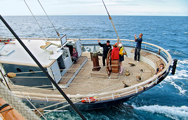 arrière d'un bateau