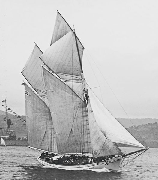 photo d'une barque de Tasmanie