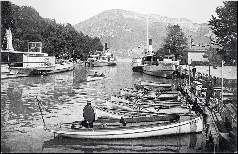 La batellerie en bois du lac d’Annecy