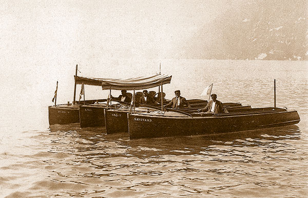 bateaux à moteur lac annecy