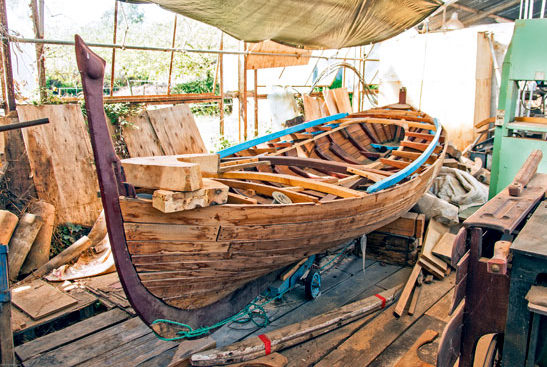 Charpentier de marine, charpentier de marine Méditerranée