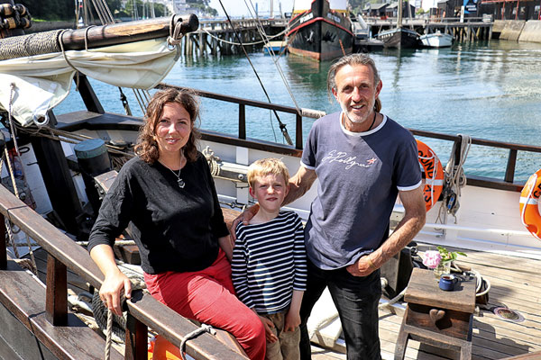 Grayhound Lugger, transport à la voile, Voilier traditionnel Douarnenez