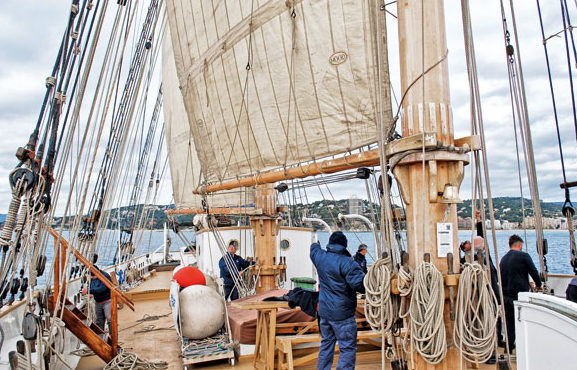 Musée maritime Barcelone, Pailebot Santa Eulalia, Navigation Méditerranée, bateau catalan
