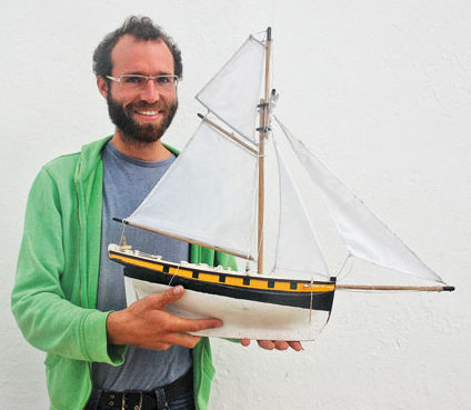 Bateau Noirmoutier, Canot de Noirmoutier, Antoine Bugeon dessinateur