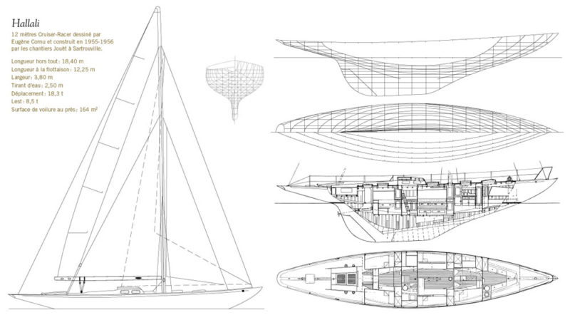 Hallali yacht, Franck Guillet bateau, Hallali 12MCR