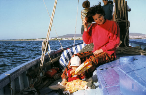 Navigation Méditerranée, voile latine, Bateau Bernard Vigne
