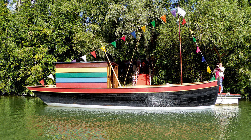 Le bateau-atelier de Daubigny