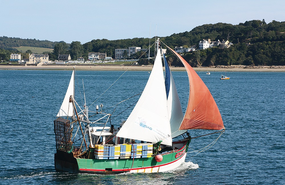 Route pêche à la voile