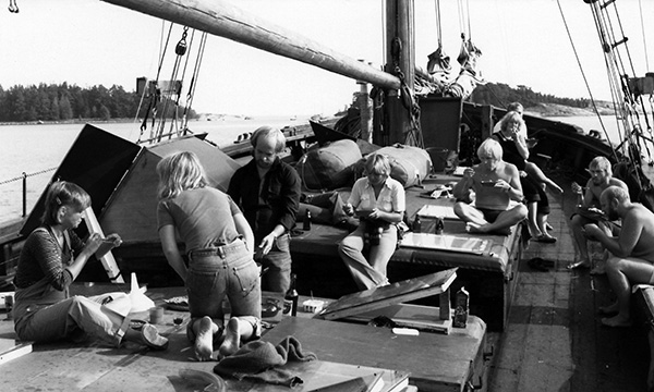 Journée de navigation familiale.