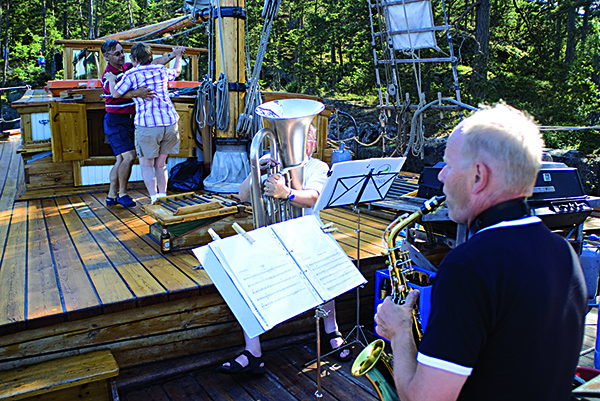 Les musiciens de l'Astrid.