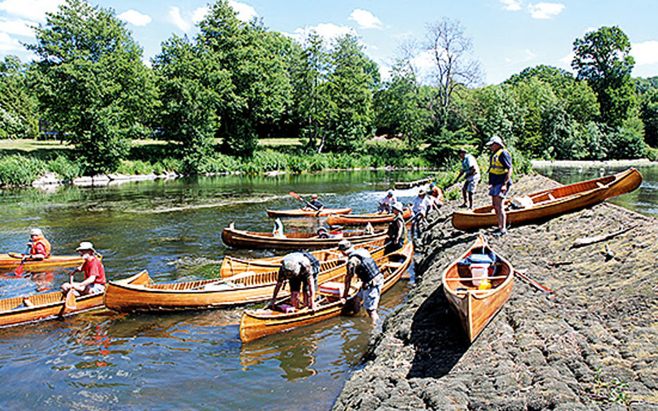 Canoës bois