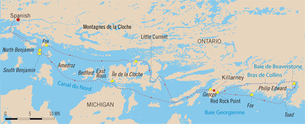 Tom Pamperin boat, Lake Huron sailing, Great lakes sailing