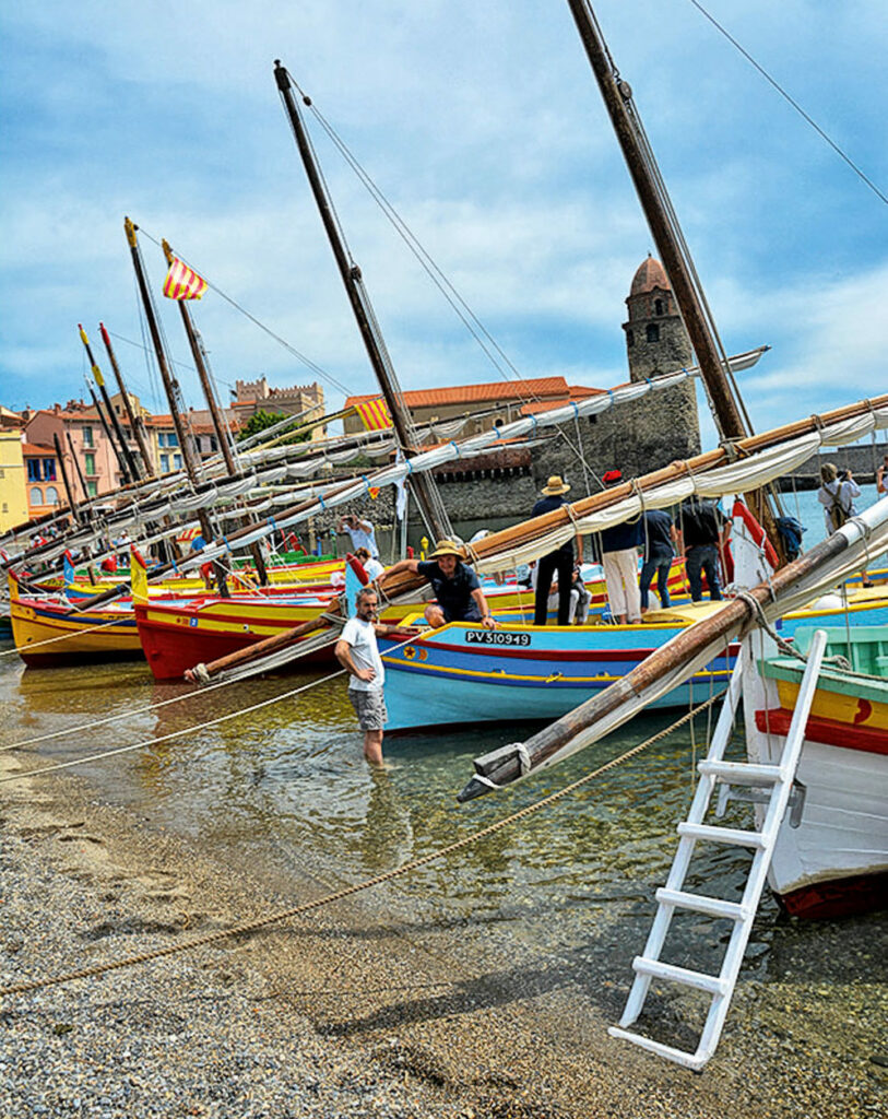 Caravane de catalanes à Saint-Tropez