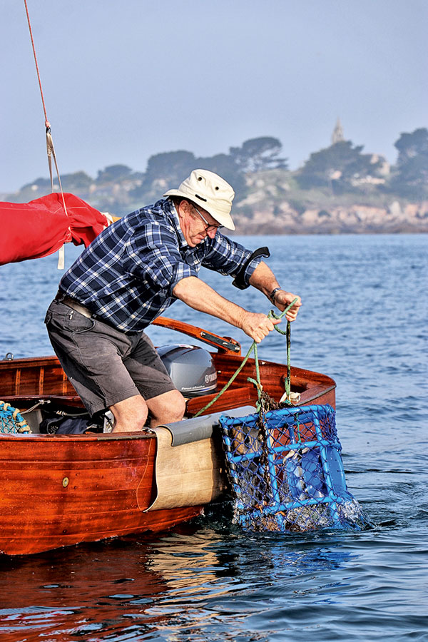 Un penobscot dans les coureaux, virée à Groix en voile-aviron