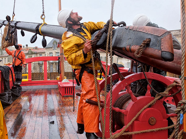 Jens Langert Hermione, Jens Langert bosco, marin Hermione, Tall ship Götheborg